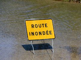 Inondations : prudence sur les routes départementales et les Voies vertes