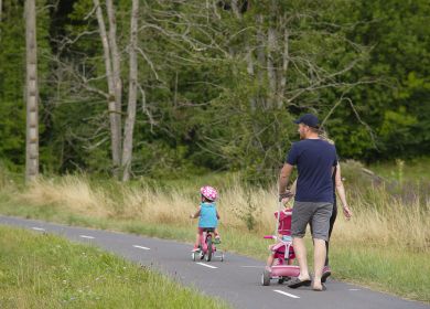 Voie verte Sud Ardennes : promenade en famille près de  Neuville-Day
