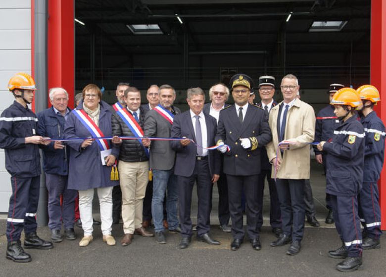 Le nouveau centre d’incendie et de secours à Bogny-sur-Meuse inauguré