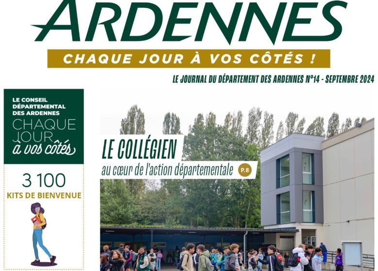 Le dernier Journal du Département des Ardennes en cours de distribution !