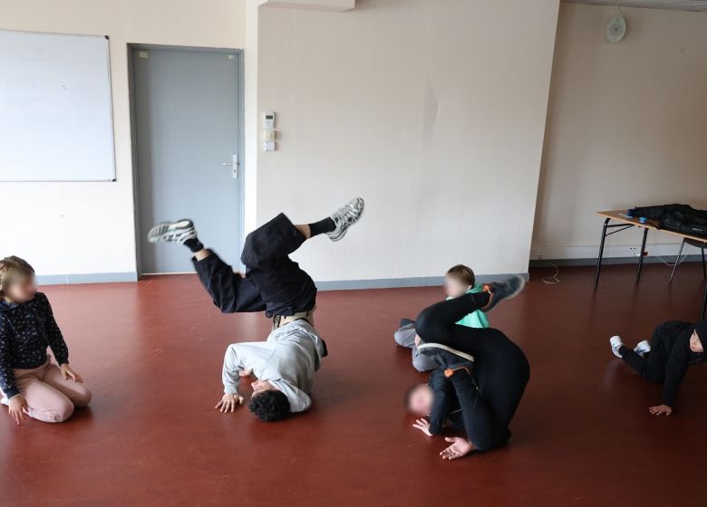 Breakdance pour les jeunes du Foyer départemental de l’Enfance 